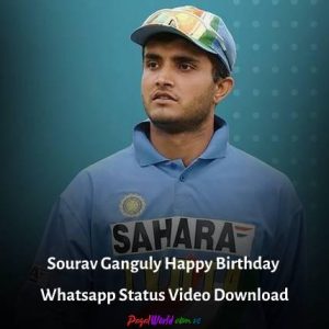 Sourav Ganguly Happy Birthday Whatsapp Status Video Download 2022